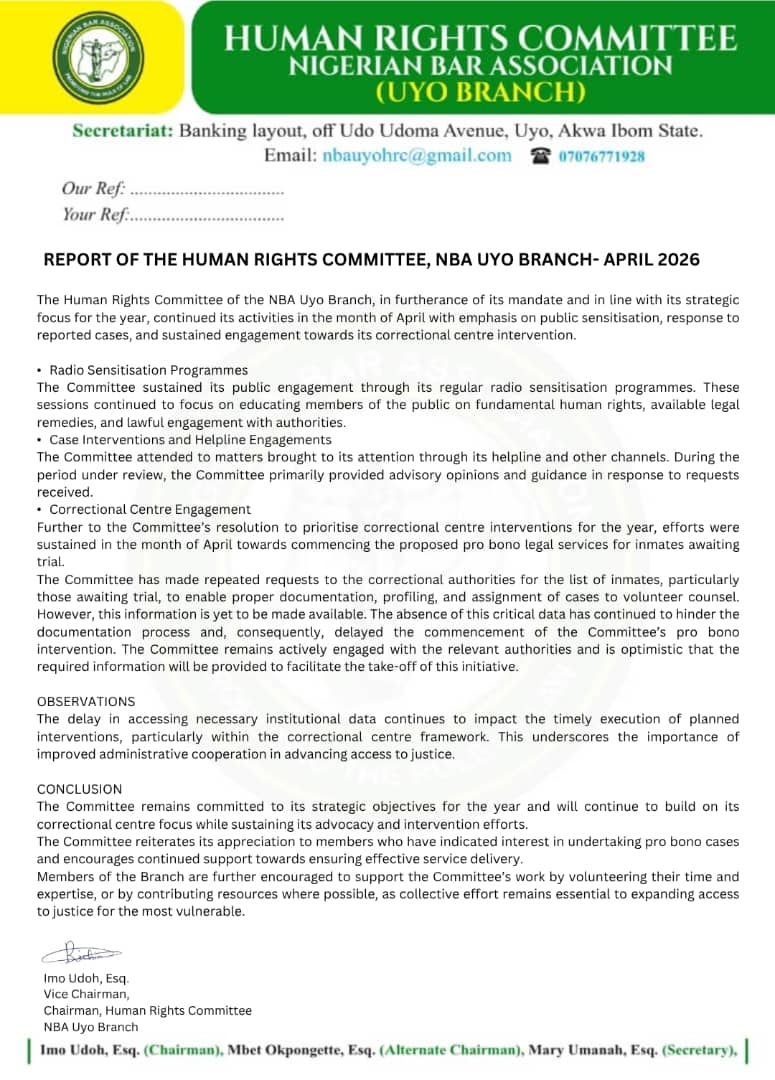 Stakeholders reviewing human rights documentation