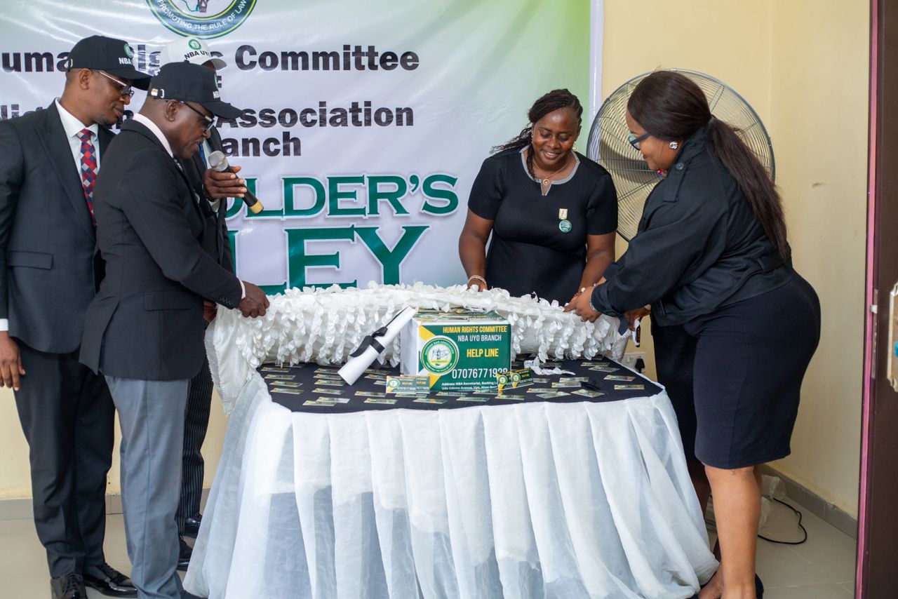 Stakeholders gathered at the NBA Uyo Human Rights Committee parley
